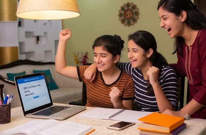 Students celebrating